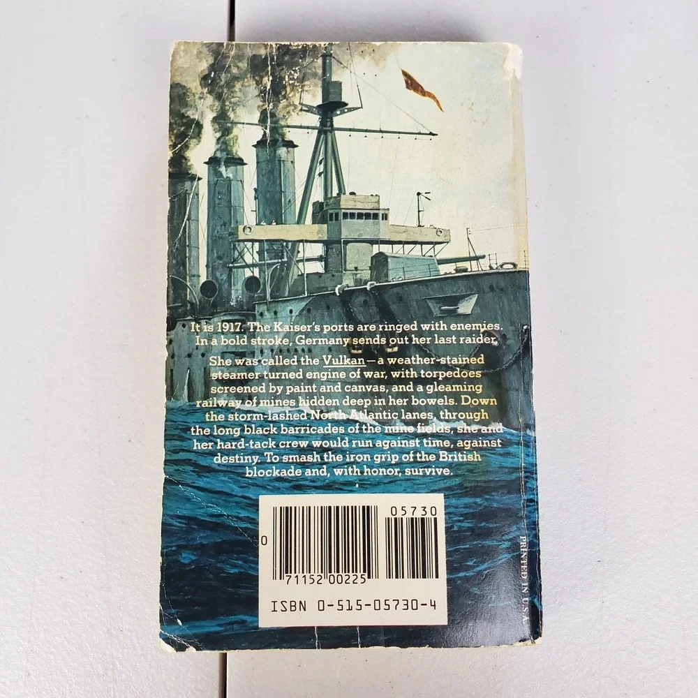 The Last Raider by Douglas Reeman 1980 Jove Paperback WWI Naval Fiction Novel